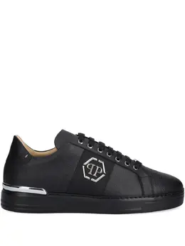 Philipp Plein embossed-logo lace-up sneakers 31584176