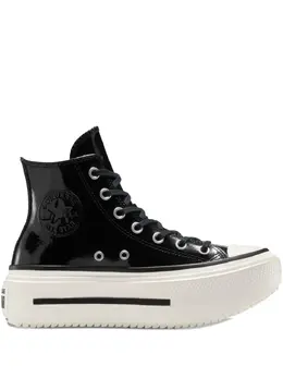 Converse leather platform sneakers 31694426