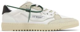 Кроссовки Off-White 5.0 Low 'White Black', белый omia227c99fab002 0101 | white