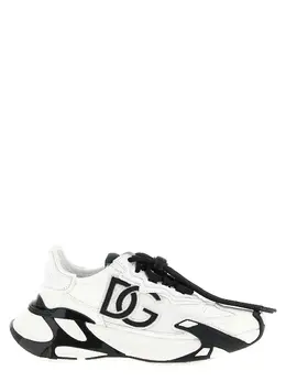 Dolce & Gabbana-Day Faster Sneakers Bianco/Nero-Donna 52388141302100