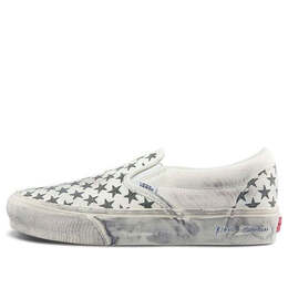 Кеды Vans Bianca Chandn x Classic Slip-On VLT LX 'Stressed Black', белый vn0a3qxyba2 | white