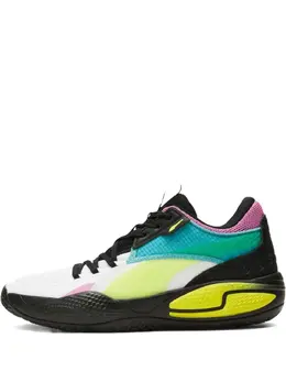 Puma Court Rider "White/Yellow Alert" sneakers 26607616