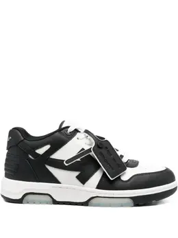 Off-White Out Of Office arrow-detail leather low-top sneakers 31725579