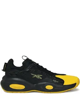 Reebok Solution Mid "Core Black/Toxic Yellow" sneakers 29799061