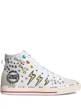 Adidas Nizza RF "Kasing Lung x Mickey Mouse" high top sneakers 22438665
