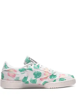 Reebok Club C 85 floral-print trainers 22446080