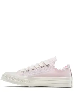 Converse Chuck 70 embroidered scalloped-edge sneakers 31135431