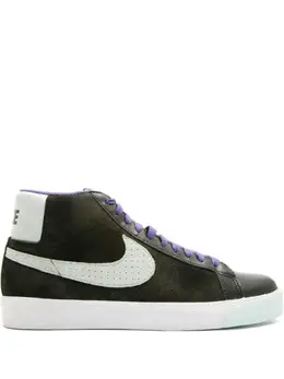 Nike SB Blazer suede-panelled high-top sneakers 30227531