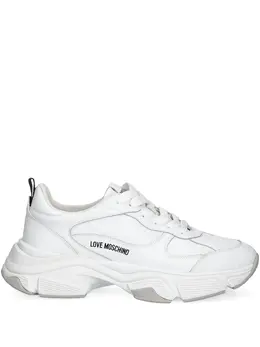 Love Moschino logo lace-up sneakers 31218448