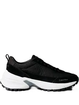 Кожаные кроссовки с монограммой Calvin Klein 30828933