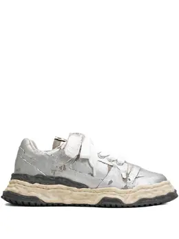 Maison Mihara Yasuhiro Keith torn-film lace-up sneakers 30900703