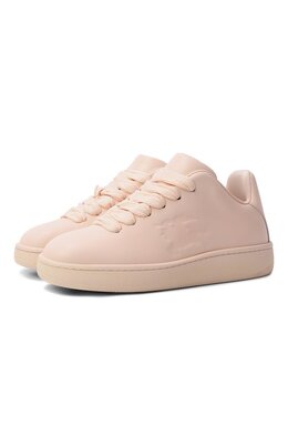 Кожаные кеды Box Burberry 8083394