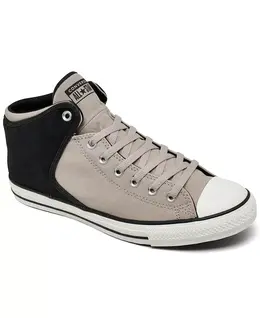 Мужские кеды Chuck Taylor All Star High Street Mid Casual от Finish Line Converse, мультиколор 18969711 | papyrus, black