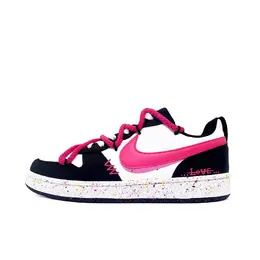 Женские кроссовки для скейтбординга Nike Court Borough Low, 	 Pink bq5448-115(team275-女款 桃色涂鸦) | 	 pink