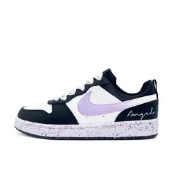 Кроссовки для скейтборда Court Borough женские низкие черный/фиолетовый Nike bq5448-115(team275-女款 葡萄奶盖) | light purple