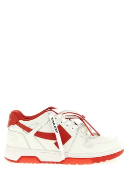 Off-White-Out Of Office Sneakers Rosso-Uomo 52439266296148