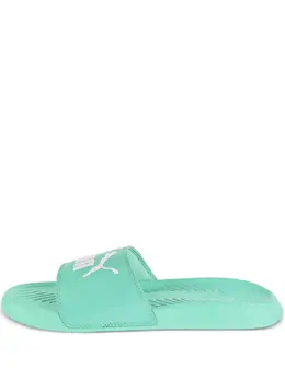 Puma Popcat "Biscay Green" slides 28013461