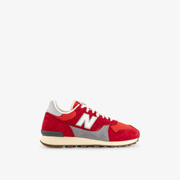 Кроссовки New Balance 475 низкие из замши с сетчатыми вставками и вышитым логотипом, красный r04444263 | team red
