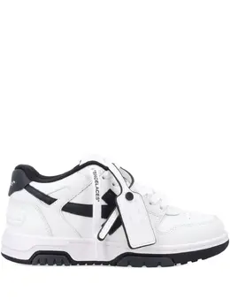 Кроссовки из кожи на шнуровке Out Of Office Off-White, белый 31827304 | белый