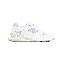 New Balance-Grey And White 9060 Leather Sneakers-Uomo 52459759862100