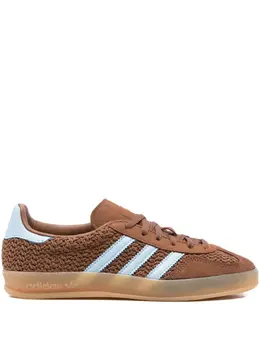Adidas Gazelle textured-stripe sneakers 31799603