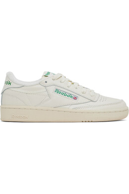 Кроссовки Club C 85 Vintage Reebok Classics, мультиколор 251749f128038 | chalk/alabaster/glen green
