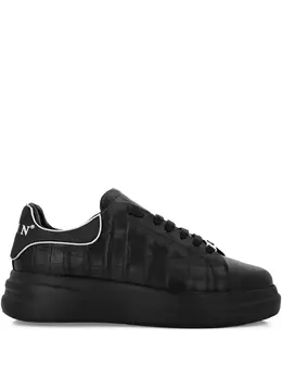 Philipp Plein crocodile-effect platform sneakers 30093654