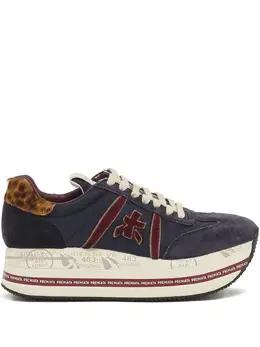 Premiata leopard-print suede sneakers 31857733