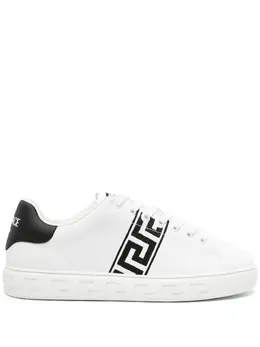 Кроссовки с вышивкой Greca Versace, белый 22100585 | белый