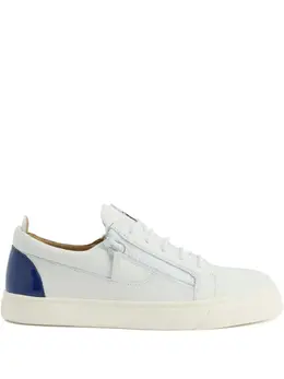 Кеды Frankie с молниями Giuseppe Zanotti, белый 30971866 | белый