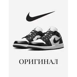 Кроссовки Nike Air Jordan 1 Low, полнота B (US)/ на среднюю стопу, размер 36.5RU/23.5CM, panda 4601758597