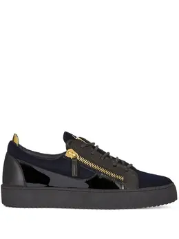 Кроссовки Frankie на молнии Giuseppe Zanotti, синий 16787996 | синий
