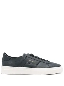 Кеды из зернистой кожи Santoni, синий 22686593 | синий