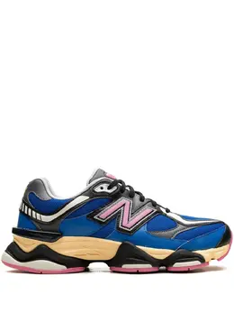 Кроссовки 9060 Blue/Pink New Balance, синий 24366164 | синий