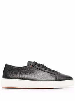 Кеды на шнуровке Santoni, черный 18516540 | черный