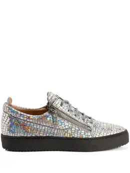 Кеды Frankie Kaleido Giuseppe Zanotti, серый 19207209 | серый