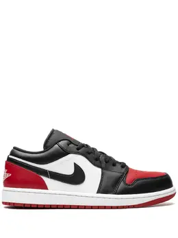 Кроссовки Air Jordan 1 Low Bred Toe, черный 21815819 | черный