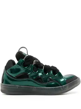 Кроссовки Curb на шнуровке Lanvin, черный 19688195 | черный