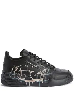 Кроссовки Talon с принтом Giuseppe Zanotti, черный 20105123 | черный