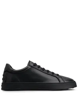 Кожаные кеды Tod's, черный 21072357 | черный
