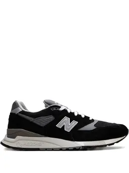998 Кроссовки "Черные" New Balance, черный 22561953 | черный