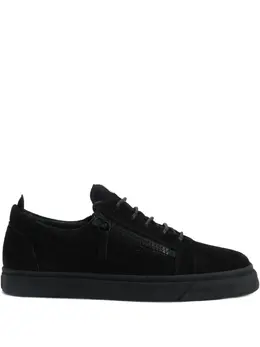 Кеды Frankie на шнуровке Giuseppe Zanotti, черный 30972335 | черный
