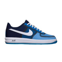 Кроссовки Nike Lunar Force 1 2014 Tech, синий 654255 400 | university blue/white