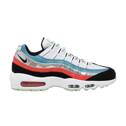 Кроссовки Nike Air Max 95 'Alien', разноцветный cw5451 100 | white/cerulean/magic ember/black
