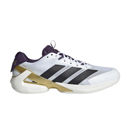 Кроссовки Adidas Adizero Ubersonic 5 'White Black Aurora Plum', белый jq3778 | cloud white/core black/aurora plum