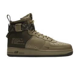 Кроссовки Nike SF Air Force 1 Mid 'Mushroom', зеленый 917753 201 | mushroom/mushroom-light bone