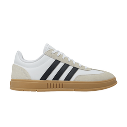 Кроссовки Adidas Gradas 'White Black Gum', белый ie9044 | cloud white/core black/matte gold