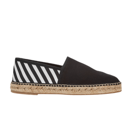 Кроссовки Off-White Off-White Canvas Espadrilles 'Black White Stripes', черный omib002s21fab001 1001 | black/white
