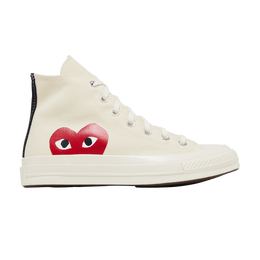 Кроссовки Converse Comme Des Garçons x Chuck 70 Hi 'Play', белый 1ck709 | white