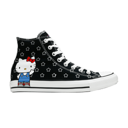 Кроссовки Converse Hello Kitty x Chuck Taylor All Star High 'Black', черный 163919f | black